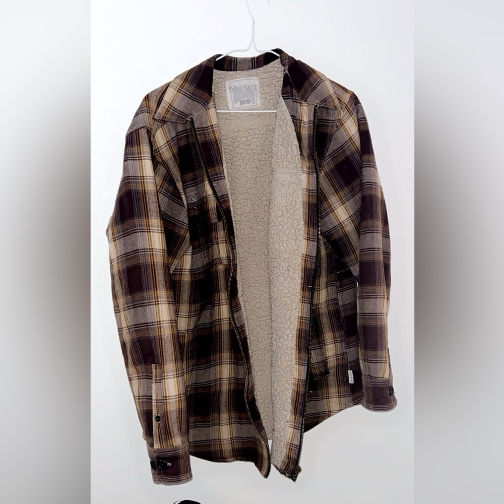 Size medium plaid coat jacket